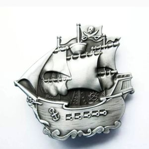 New pirate ship belt buckle approximately 3.75". Many Other pirate buckles